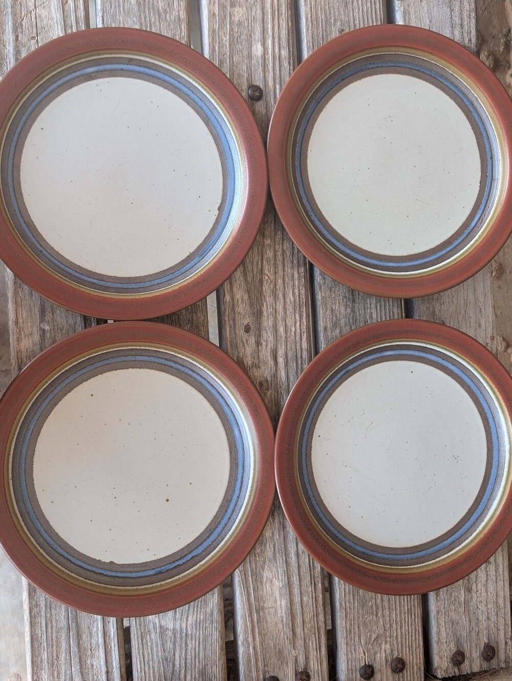 4 Otagiri Japan Lunch Or Salad Plates